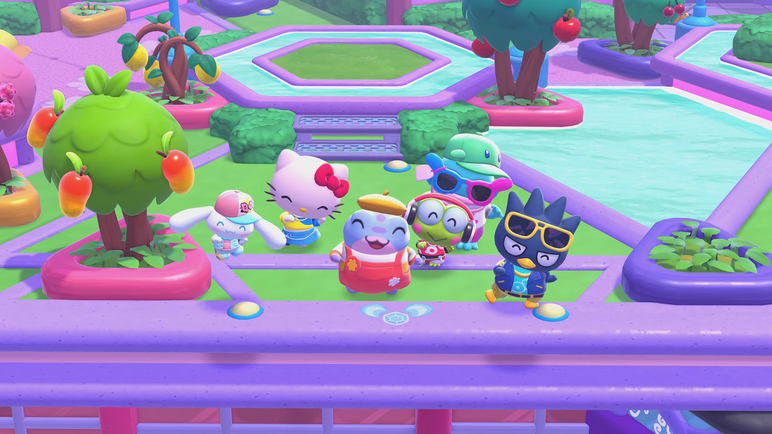Starting Sanrio friends together on Friendship Island