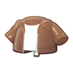 50s Brown Leather Jacket