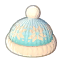 Frosty Blue Beanie