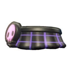 Kuromi Dark Purple Plaid Skirt