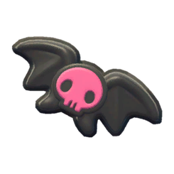 Kuromi Skull Bat Clip