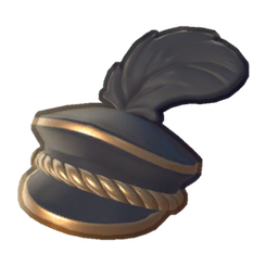 Marching Band Two Toned Feather Cap