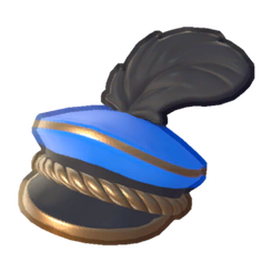 Marching Band Two Toned Feather Cap