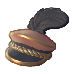 Marching Band Two Toned Feather Cap