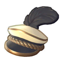Marching Band Two Toned Feather Cap