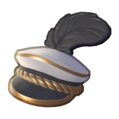 Marching Band Two Toned Feather Cap