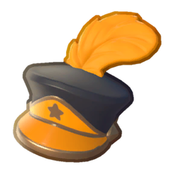 Marching Band Peaked Feather Cap
