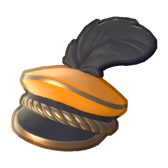 Marching Band Two Toned Feather Cap