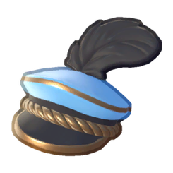 Marching Band Two Toned Feather Cap