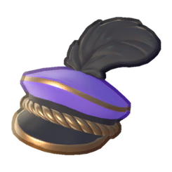 Marching Band Two Toned Feather Cap