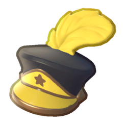 Marching Band Peaked Feather Cap