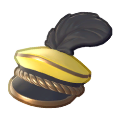 Marching Band Two Toned Feather Cap