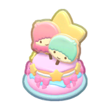 Little Twin Stars' Birthday Cake