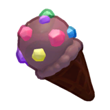 Rocky Rainbow Ice Cream