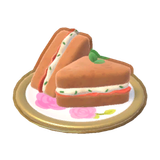 Rye And Lox Tea Sandwich