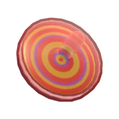 Arcade Red Spinning Top