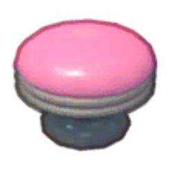 Dessert Boat Pink Stool