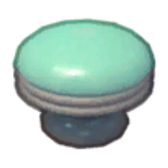 Dessert Boat Teal Stool