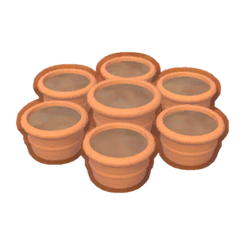 Group Of Terracotta Plant Pots