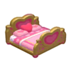 Double Heart Bed