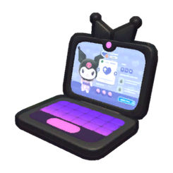 Kuromi's Kafe Laptop