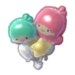 Little Twin Stars Birthday Balloons