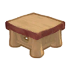 Log Side Table