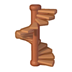 Narrow Spiral Stairs
