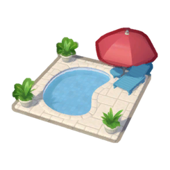 Pool And Umbrella