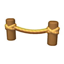 Post And Rope Fence