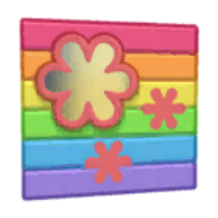 Rainbow Flower Facade