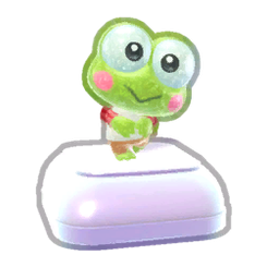Shiny Bashful Keroppi Figure