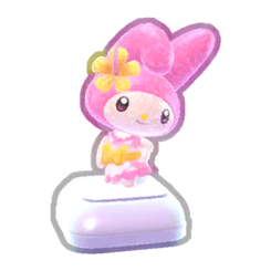 Shiny My Melody Leaning Figure