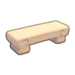 Tea Garden Stone Bench