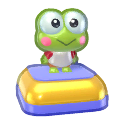 Uncommon Excited Keroppi Figure