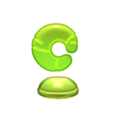 Green Power Crystal Decoration