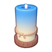 Tall Blue Candle