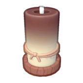 Tall Brown Candle