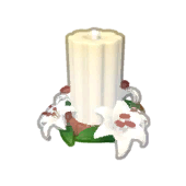 Tall Dandelily Candle