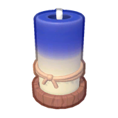 Tall Indigo Candle