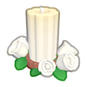 Tall Rose Candle