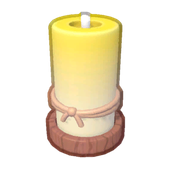 Tall Yellow Candle