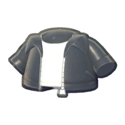 50s Black Leather Jacket Product Image