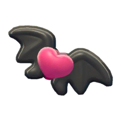 Kuromi Heart Bat Clip Product Image