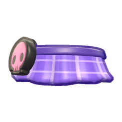 Kuromi Light Purple Plaid Skirt Product Image