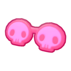 Kuromi Skull Glasses Product Image