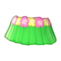 Floral Grass Skirt Product Image