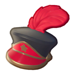 Marching Band Peaked Feather Cap Product Image