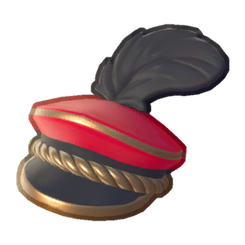 Marching Band Two Toned Feather Cap Product Image