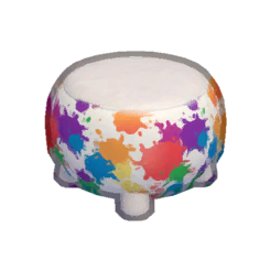 Color Splash Ottoman Product Image